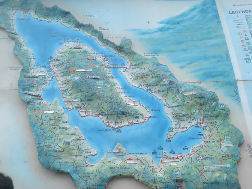 Samosir District's Map