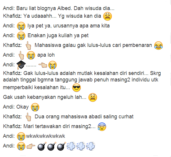 Rekonstruksi dialog antara Andi dan Khafidz