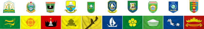 Indonesian Province Flag - Sumatera